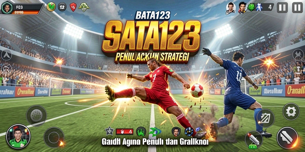 Tampilan gameplay BATA123 yang mendebarkan dalam aksi olahraga.