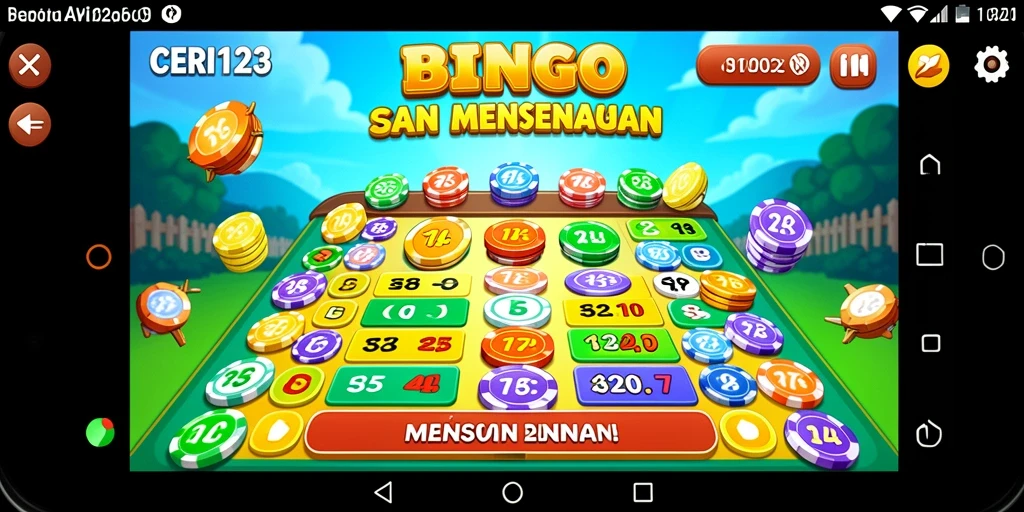 Screenshot utama CERI123 menampilkan gameplay Bingo yang seru dan interaktif.