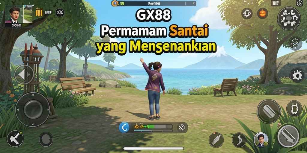 Screenshot menampilkan karakter lucu dalam gameplay yang seru.