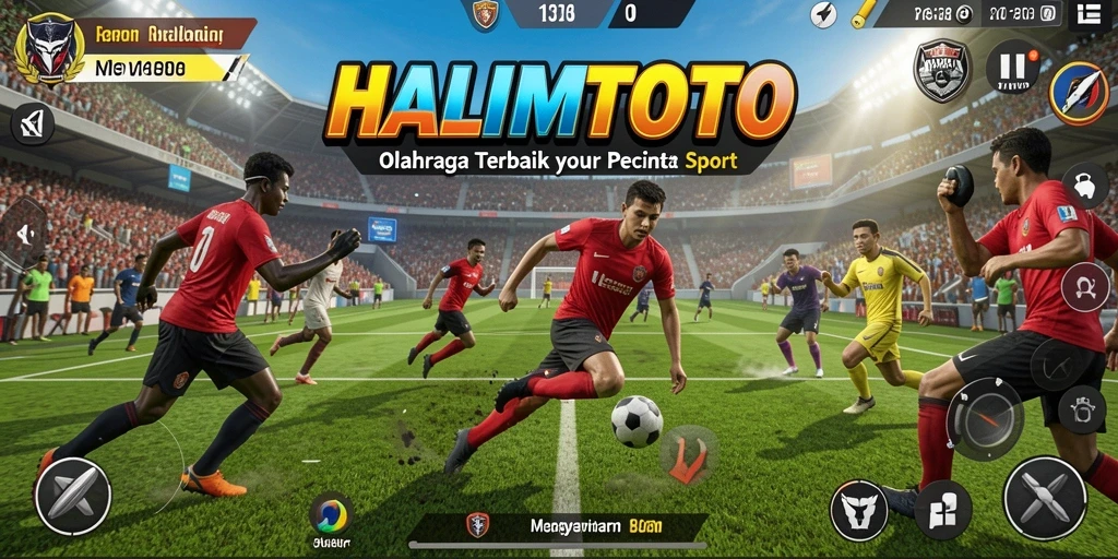 Gameplay seru HALIMTOTO yang menghadirkan pengalaman olahraga nyata.
