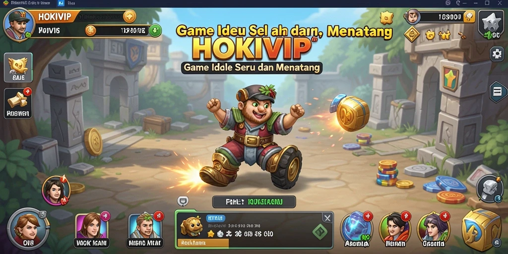 Tampilan gameplay HOKIVIP yang menawan dan interaktif.