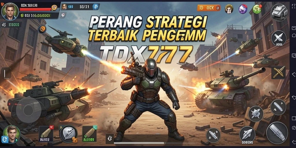 Screenshot gameplay IDX777 menampilkan pertempuran strategi yang mendebarkan.