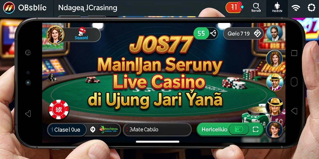 Gameplay menarik di JOS77 dengan dealer langsung dan interaksi sosial.