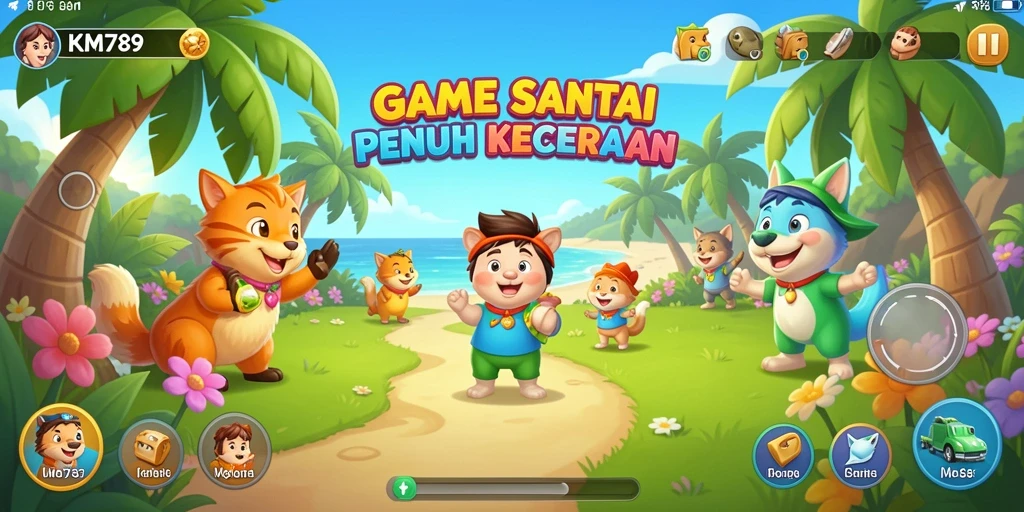 Screenshot gameplay KM789 yang menampilkan keseruan dalam bermain.