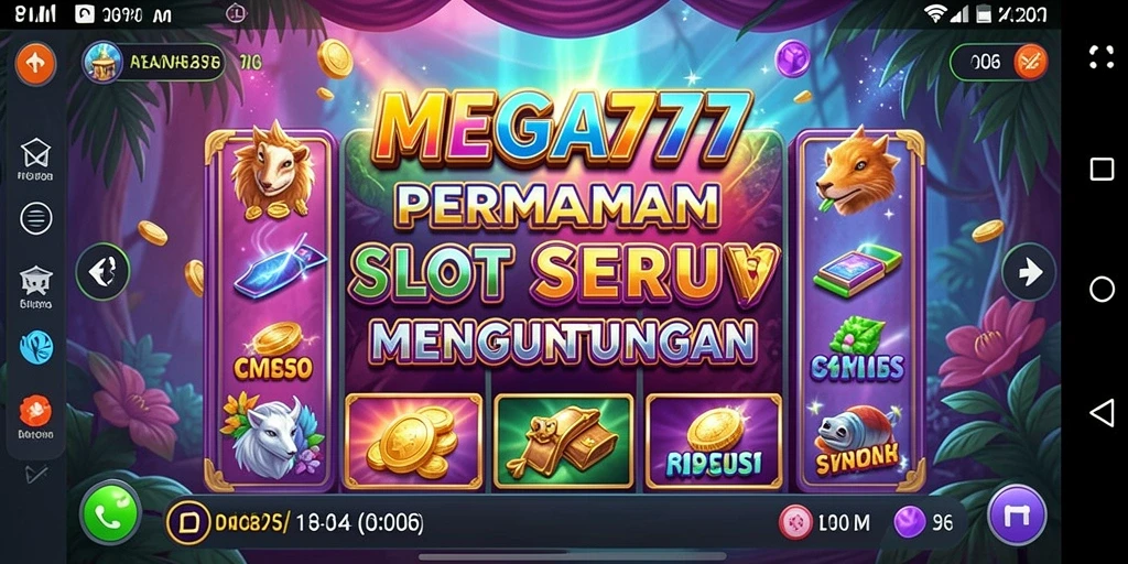 Gameplay seru dan grafis memukau dalam MEGA777 Slot.