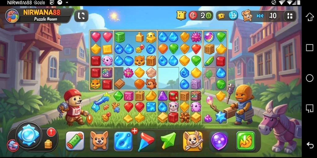 Tangkapan layar gameplay NIRWANA88 yang menampilkan tantangan Puzzle yang menarik.