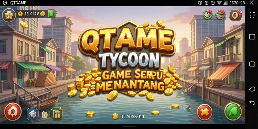 Tampilan gameplay Tycoon yang menarik dan menyenangkan di QTGAME.
