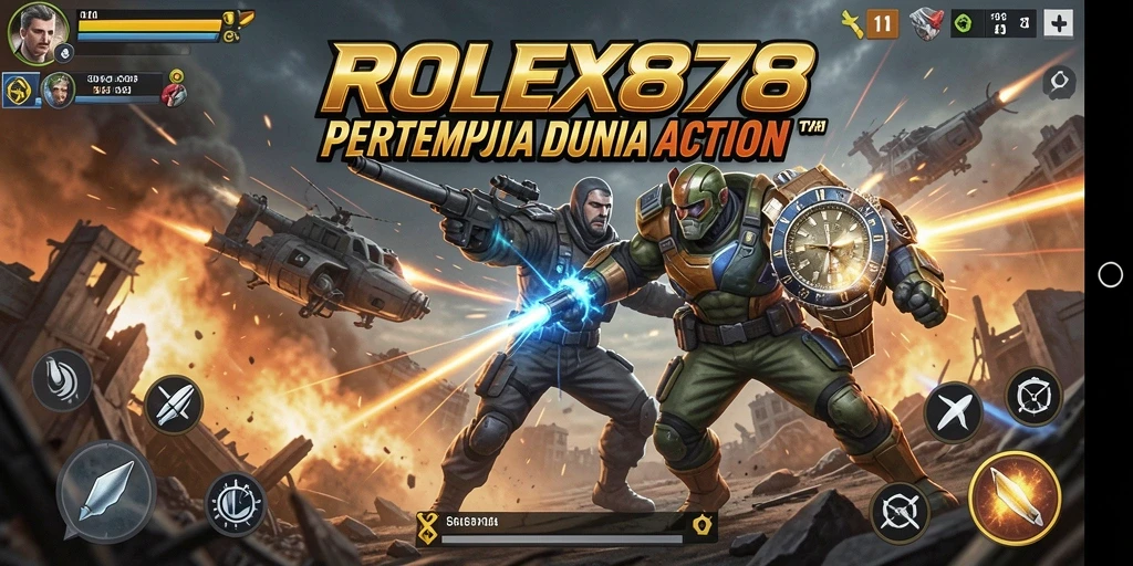 Tampilan gameplay seru dari ROLEX878 yang penuh aksi.