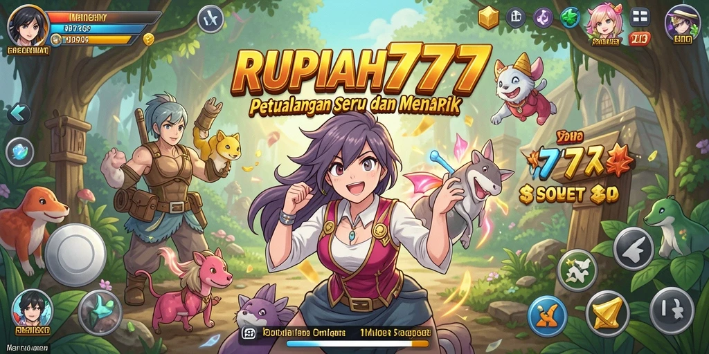 Gameplay <strong>RUPIAH777</strong> yang penuh warna dan karakter menarik.