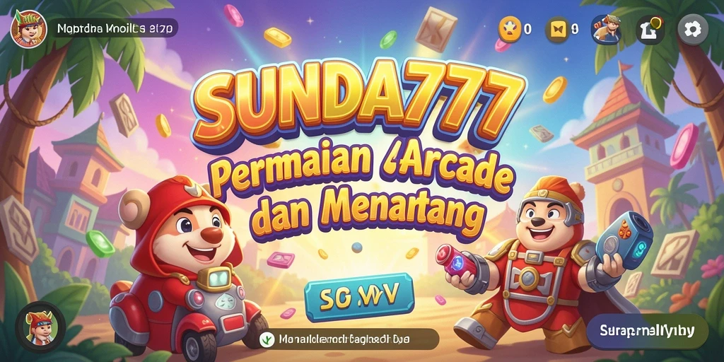 Screenshot SUNDA777 menampilkan gameplay Arcade yang penuh aksi.
